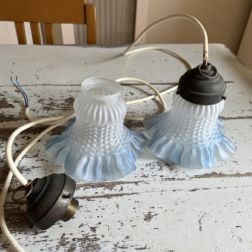 Jugendstil deckenlampe - 2x,