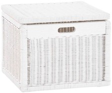 Korb mit Deckel Rattan