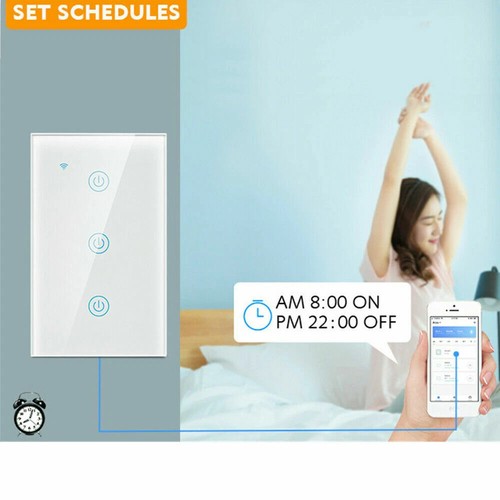 White wifi smart wall touch - white,