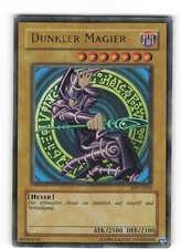 Yugioh DUNKLER MAGIER , sdy-g005 Ultra Rare deutsch Good 