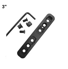 3" Black Anodized KeyMod  to