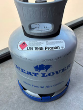 Propangasflasche (leer) 8 KG - Meat Lover (ProGas) - Grill, Camping, befüllbar,