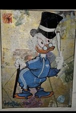 Leinwand Bild Dagobert Duck 