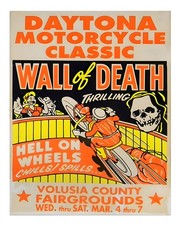 Vintage Motorrad Wandkunst