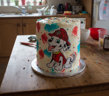 Paw Patrol Ryder Hunde Essbar Tortenaufleger Torte Geburstag Zuckermasse +NAME