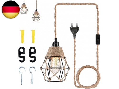 Hängelampe mit stecker - mit,