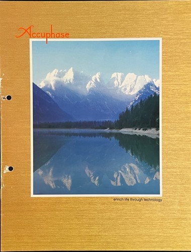 Accuphase kataloge - 6x,