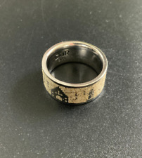 DUR- Schmuck Ring Stadt Flensburg 925er Silber rhodiniert mit Ostseesand