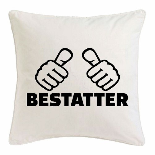 Kissenbezug 40x40cm bestatter - kissenbezug,