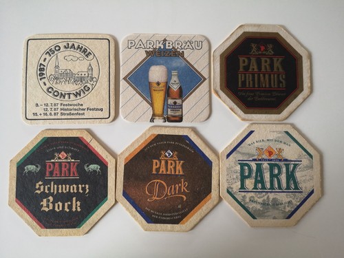 Parkbräu bierdeckel park - 6,