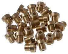 25x Hauptdüse 55-115 M6 für Dellorto & Mikuni Vergaser 6mm Hauptdüsen Düsenset