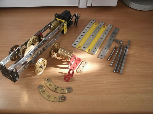 Meccano altes konvolut teile - meccano,
