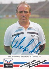 Autogramm - Rolf Schafstall (FC Schalke 04) - 1986/1987
