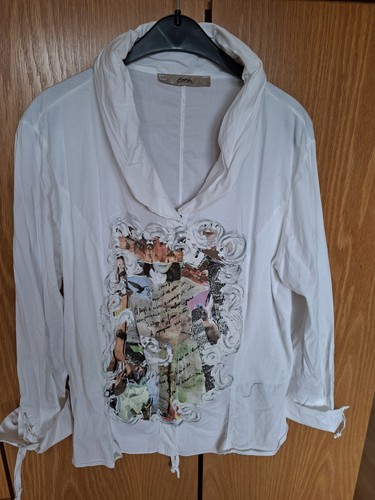 Bottega bluse weiß - bluse,, mit