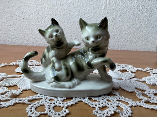 Ddr porzellanfiguren katzen - ddr,