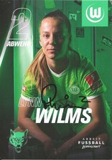 Lynn Wilms / VFL Wolfsburg Frauen / Saison 2021-2022 / Autogrammkarte