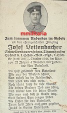 Sterbebild WWI Soldat