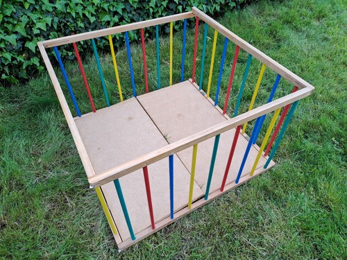 Laufgitter ddr laufstall holz - laufstall,