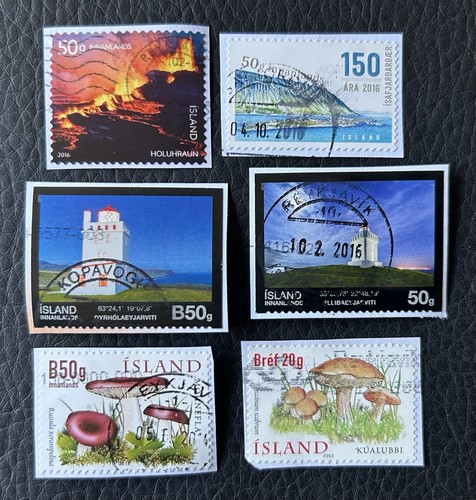 Konvolut briefmarken island - 6,