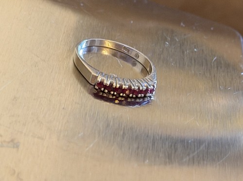 Ring mit rubinen 585 - ring, in