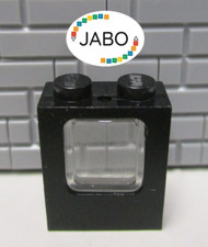 (A6/5/1) Lego 2377c02 Fenster schwarz Scheibe trans klar 6539 10183 10020