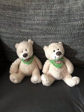 Set Zwei Erasco Teddybär Kuscheltier Plüsch Werbefigur Werbeartikel WM12