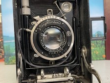 Voigtländer Bergheil plate camera 9X12 Plattenkamera Lens HELIAR 15cm 4.5, RARE