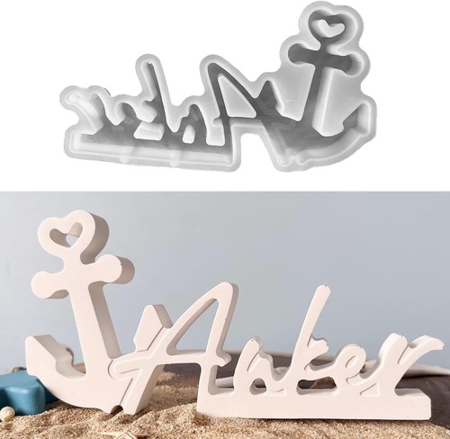 Silikonform anker buchstaben - anker, &
