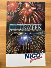 NICO Feuerwerk Poster Plakat "NICO IRGENDWIE BESSER" 40x66cm (Silvester, Pyro,)