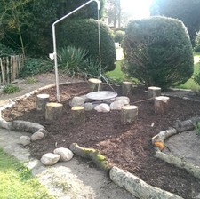 Schwenkgrill Edelstahl Grillgalgen Set 70 cm Grillrost Schwenker Dreibein