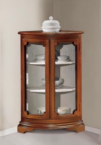 Klassische eck vitrine glas - eck,
