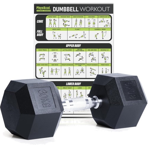 Gummihanteln 5kg 30kg - gummihanteln, 2,5kg
