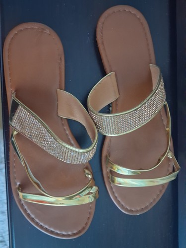 Goldene flip flops - goldene,