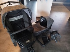 TFK Joggster Trail Komikinderwagen in perium grau mit Multi X Wanne