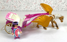 Playmobil Pegasus-Kutsche 5143 mit Prinzessin und Schatzkiste vollständig