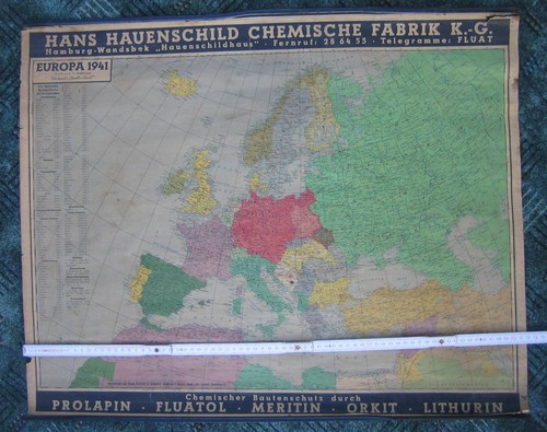 Alte schul wandkarte - schul-wandkarte, politisch