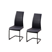 Schwingstuhl SallyP PU Schwarz