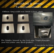 BMW E38 Reparaturblech Einschweißblech 4x Schwellerbleche passt bei BMW 728-750i
