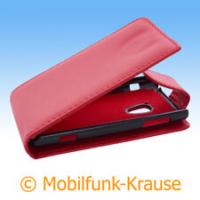 Flip Case Etui Handytasche Tasche Hülle f. Sony Ericsson Xperia X10 (Rot)