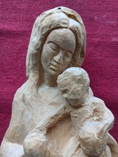 Marienstatue Holz Madonna Mit