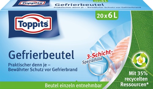 Toppits gefrierbeutel 20x - x,