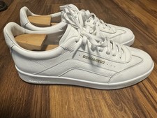 Dsquared2 Herren Sneaker Weiß Leder Gr. 46 – sehr selten getragen