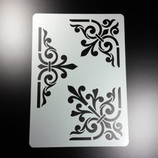 A4 Schablone Ornament 3 Motive