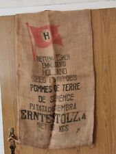 Alter Jutesack, Kartoffelsacksack Erntestolz 50 Kilo, Super Ladendeko