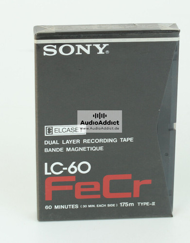 Sony elcaset fecr - lc-60, type