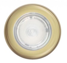 Hella Marine LED Spot m. Celis ambiente Ring , Vergoldet, 2 JA 343980-242