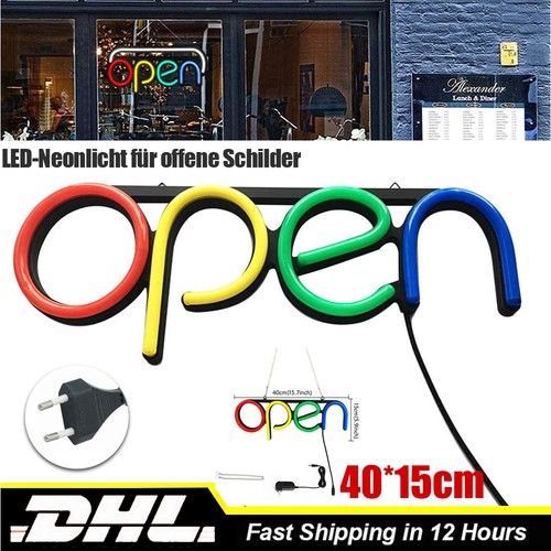 Led schild display open - display,
