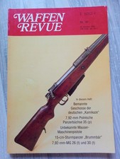 Waffen Revue 87 Karl Pawlas Panzerbüchse Mauser MP Geschosse Kamikaze Waffen 