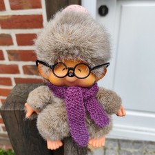 Monchhichi Oma Grandma von Sekiguchi 1974 Japan, 22 cm, Sammler, Vintage