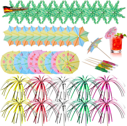 Cocktail deko set stück - set,